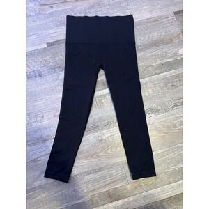 SPANX Black Seamless‎ High Waist Cropped Leggings Women's M/M